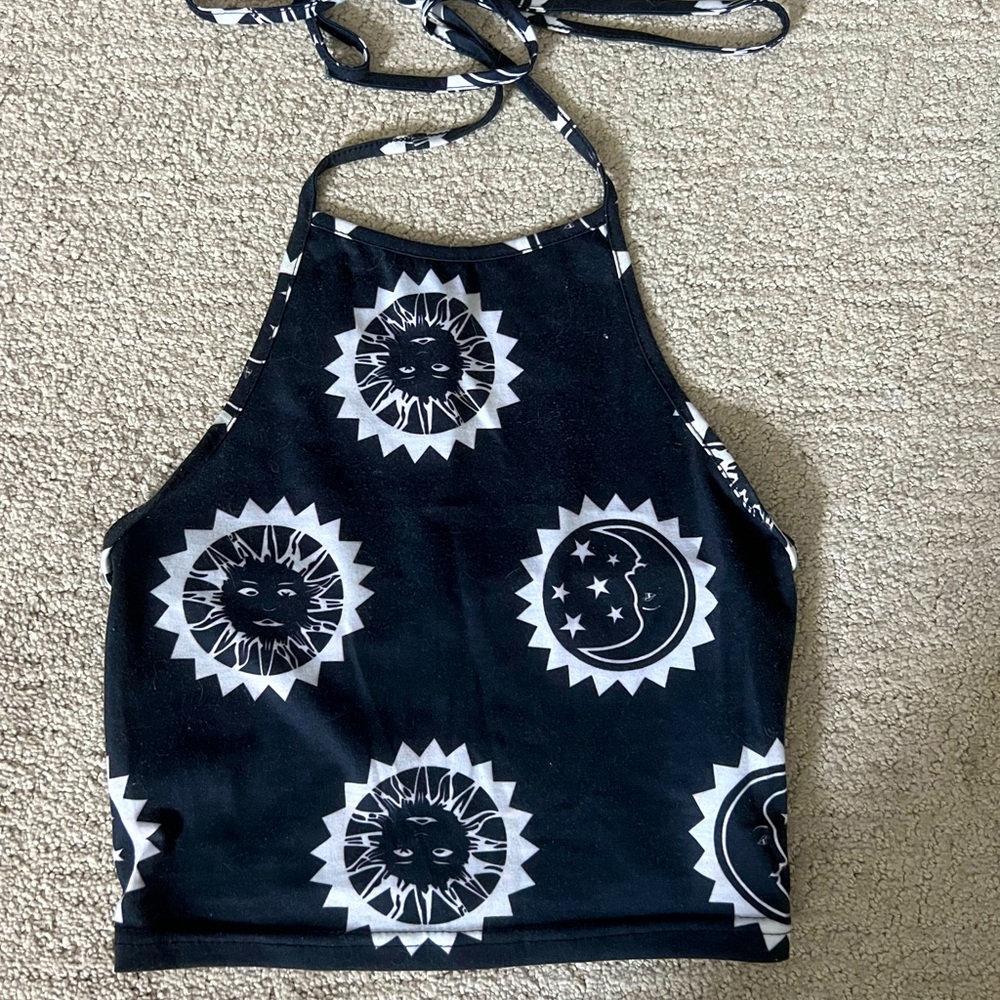 Hipster SUN/MOON Crop Top